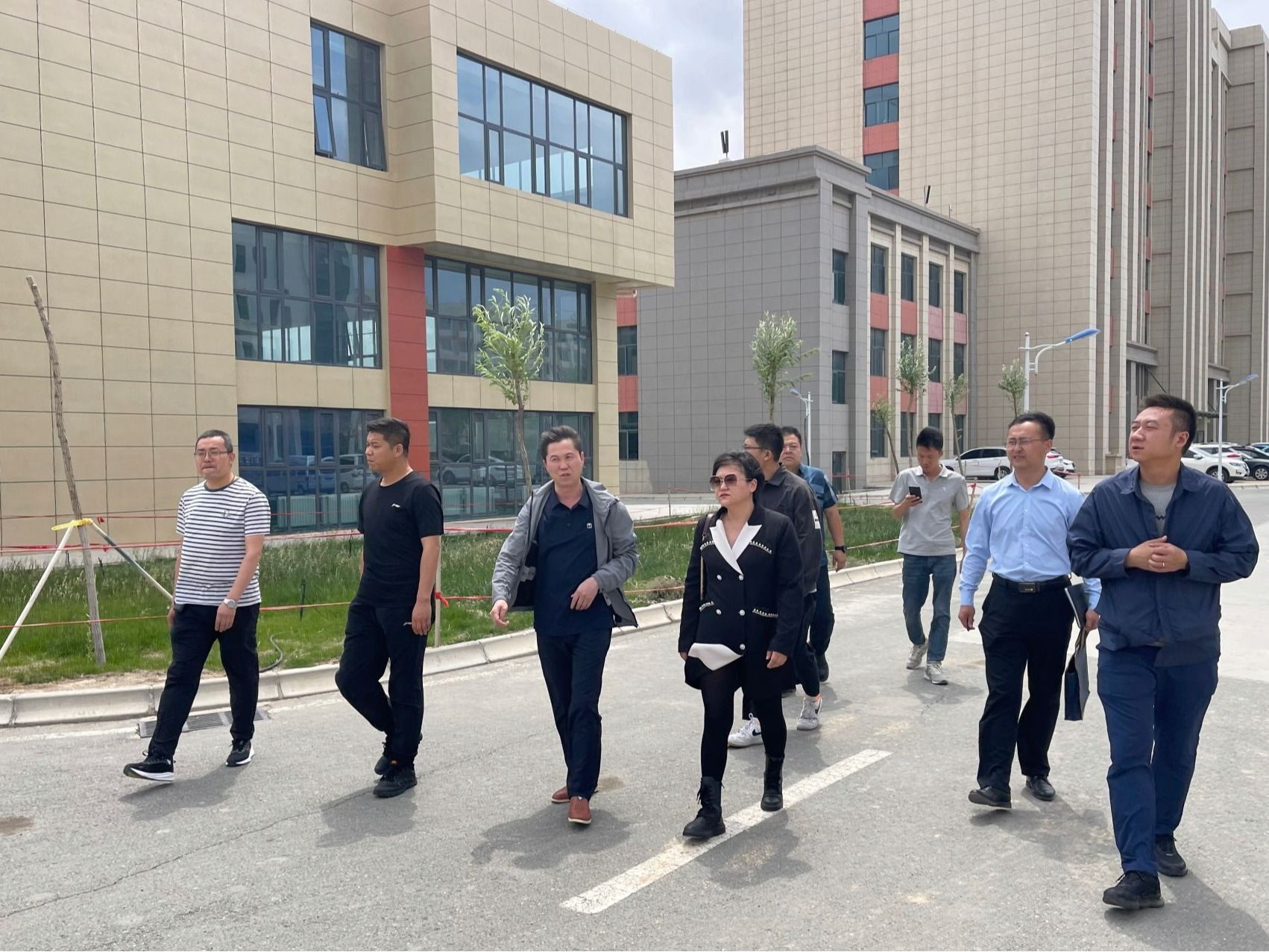 BEAT365英国官网参加兰州新区职教园区平安校园建设交叉检查工作