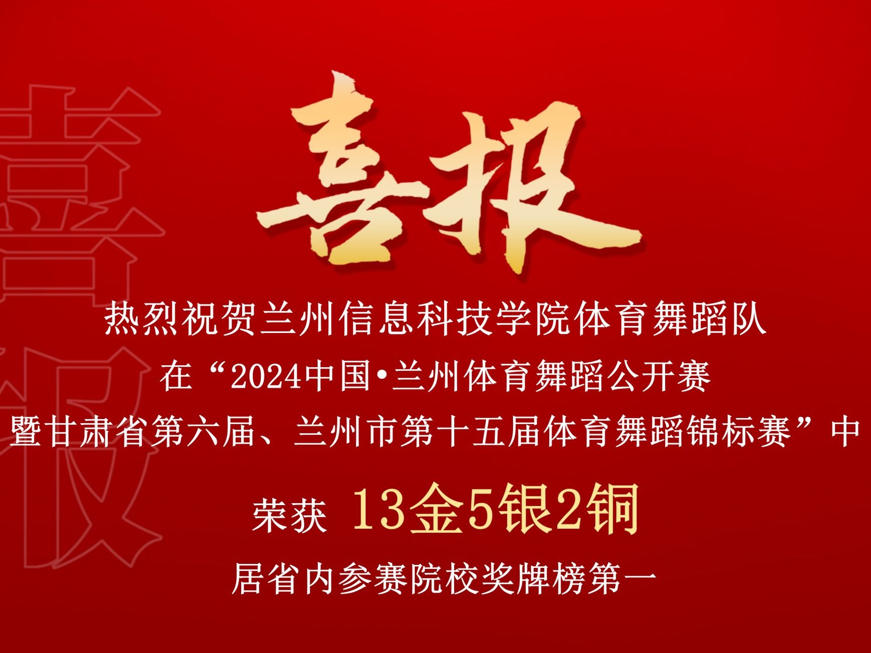 BEAT365英国官网体育舞蹈队在“2024中国•兰州体育舞蹈公开赛暨甘肃省第六届、兰州市第十五...
